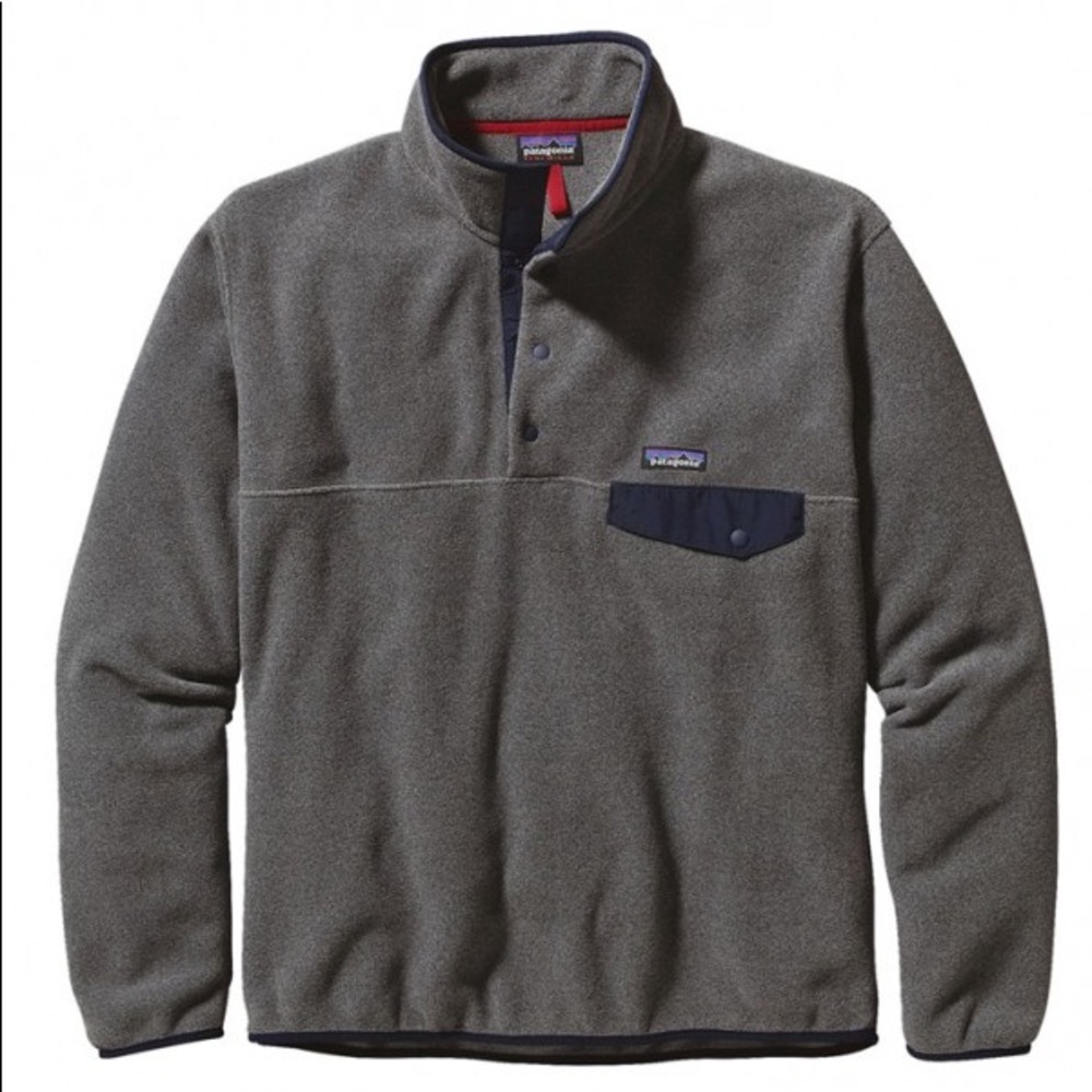 Dark Grey Patagonia Fleece Pullover